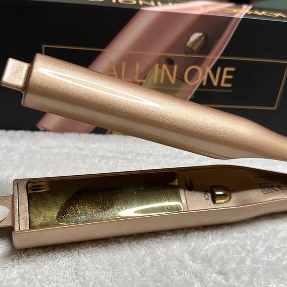 All In One Styling Tool Ionic Technology Straightener And Curling Iron ROSE GOLD - Picture 3 of 3